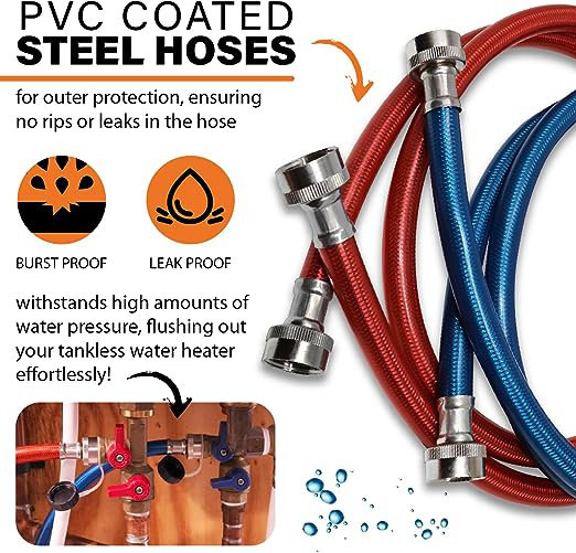 Chromex Tankless Water Heater Descaler, Kit + 32 fl oz Solution